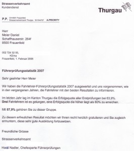 S Erfolgsquote Prüfungen 2007